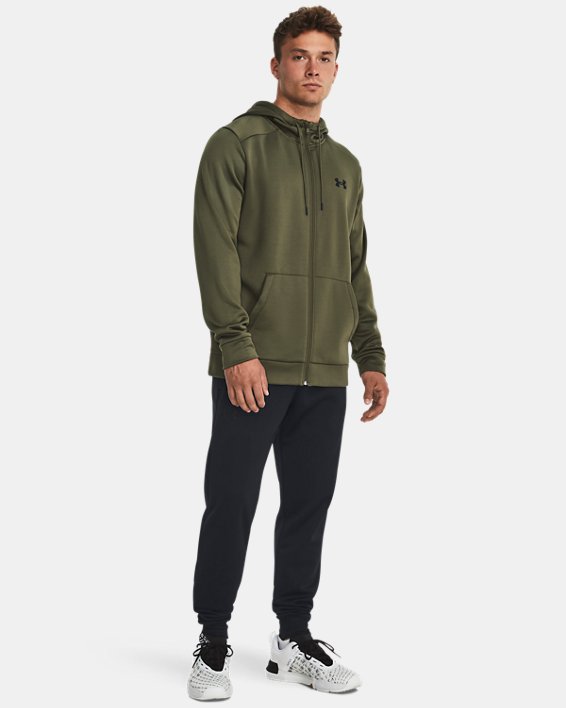 Men's Armour Fleece® Full-Zip Hoodie, Green, pdpMainDesktop image number 2